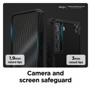 Elago Armor Case - удароустойчив силиконов (TPU) калъф за Samsung Galaxy S22 (черен) 4
