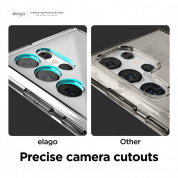 Elago Hybrid Case - хибриден удароустойчив кейс с за Samsung Galaxy S22 Ultra (прозрачен) 6