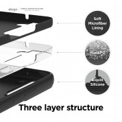 Elago Soft Silicone Case - силиконов (TPU) калъф за Samsung Galaxy S22 (бежов) 3