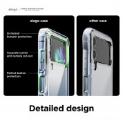 Elago Hybrid Case - хибриден удароустойчив кейс с за Samsung Galaxy Z Flip 3 (прозрачен) 2