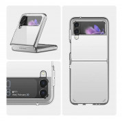 Elago Hybrid Case - хибриден удароустойчив кейс с за Samsung Galaxy Z Flip 3 (прозрачен) 1