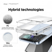 Elago Hybrid Case - хибриден удароустойчив кейс с за Samsung Galaxy Z Flip 3 (прозрачен) 4