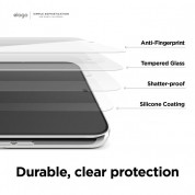 Elago Tempered Glass - калено стъклено защитно покритие за дисплея на Samsung Galaxy S22 (прозрачен) 2