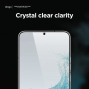 Elago Tempered Glass - калено стъклено защитно покритие за дисплея на Samsung Galaxy S22 (прозрачен) 4