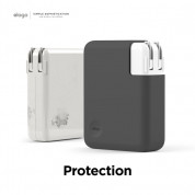 Elago MacBook Charger Cover - силиконов калъф за MagSafe 140W USB-C Power Adapter за MacBook Pro 16 M1 (2021), MacBook Pro 16 M2 (2023) (бежов) 3