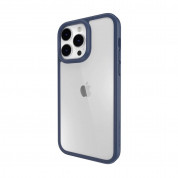 SwitchEasy AERO Plus Case - хибриден удароустойчив кейс за iPhone 14 Pro Max (син-прозрачен) 1