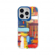 SwitchEasy Artist Impasto Case - дизайнерски хибриден удароустойчив кейс за iPhone 14 Pro (шарен) 