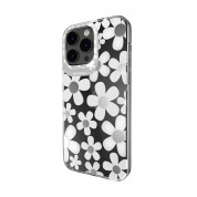 SwitchEasy Artist Fleur Case - дизайнерски хибриден удароустойчив кейс за iPhone 14 Pro Max (прозрачен)  1