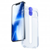 Joyroom Knight glass with mounting kit (JR-H10) for iPhone 14 Pro (transparent) 1