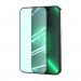Joyroom Knight Green Tempered Glass with Anti Blue Light (JR-G02) - калено стъклено защитно покритие със защитен филтър за дисплея на iPhone 14 Pro (черен-прозрачен) 1