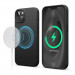 Elago Soft Silicone MagSafe Case - силиконов (TPU) калъф с MagSafe за iPhone 13 (черен) 1