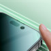 Joyroom Knight Green Tempered Glass with Anti Blue Light (JR-G04) - калено стъклено защитно покритие със защитен филтър за дисплея на iPhone 14 Pro Max (черен-прозрачен) 6