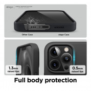 Elago Soft Silicone MagSafe Case - силиконов (TPU) калъф с MagSafe за iPhone 13 Pro (черен) 5
