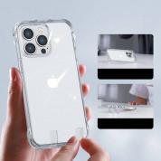 Joyroom Defender Series Case Cover (JR-14H1) Armored Hook Cover Stand for iPhone 14 (clear) 2