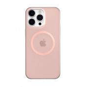 SwitchEasy Gravity M Case - тънък полипропиленов кейс с Magsafe за iPhone 14 Pro Max (розов-прозрачен)
