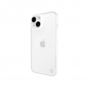 SwitchEasy 0.35 UltraSlim Case - тънък полипропиленов кейс 0.35 мм. за iPhone 14 (бял-прозрачен) 1