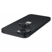 Spigen Optik Pro tR Ez Fit Lens Protector - комплект 2 броя предпазни стъклени лещи за камерата на iPhone 14, iPhone 14 Plus (черен) 1