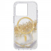 CaseMate Karat Marble MagSafe Case - дизайнерски удароустойчив кейс със златни нишки и MagSafe за iPhone 14 Pro (прозрачен) 2