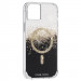 CaseMate Karat Onyx MagSafe Case - дизайнерски удароустойчив кейс със златни нишки и MagSafe за iPhone 14 Plus (прозрачен) 3