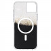 CaseMate Karat Onyx MagSafe Case - дизайнерски удароустойчив кейс със златни нишки и MagSafe за iPhone 14 Plus (прозрачен) 4