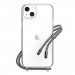 SwitchEasy Play Lanyard Elegant Case - хибриден удароустойчив кейс с връзка за носене за iPhone 14 Plus (прозрачен)  1
