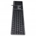 Macally Full Size Wired USB-C Keyboard 108 Key UK - USB-C клавиатура оптимизирана за MacBook (тъмносив) 4