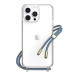 SwitchEasy Play Lanyard Ocean Case - хибриден удароустойчив кейс с връзка за носене за iPhone 14 Pro Max (прозрачен)  1