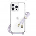 SwitchEasy Play Lanyard Angel Case - хибриден удароустойчив кейс с връзка за носене за iPhone 14 Pro Max (прозрачен)  1