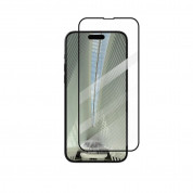 SwitchEasy Glass 9H Full Cover Tempered Glass - калено стъклено защитно покритие за дисплея на iPhone 14 Pro (черен-прозрачен)