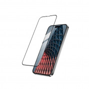 SwitchEasy Glass 9H Full Cover Tempered Glass - калено стъклено защитно покритие за дисплея на iPhone 14 Pro (черен-прозрачен) 1