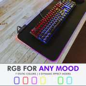 Tilted Nation RGB Extended Gaming Mouse Pad (black) 1