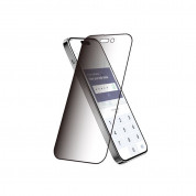 SwitchEasy Glass Privacy Full Cover Tempered Glass - калено стъклено защитно покритие с определен ъгъл на виждане за дисплея на iPhone 14 Pro Max (черен-прозрачен) 4