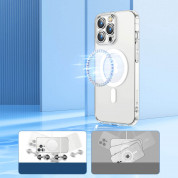 Joyroom Durable Magsafe Cover Housing Clear (JR-14D6) - силиконов (TPU) калъф за iPhone 14 Pro (прозрачен) 2