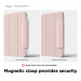 Elago Smart Folio Clasp Case - магнитен полиуретанов кейс с поставка за iPad mini 6 (2021) (розов) 6