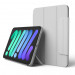 Elago Smart Folio Clasp Case - магнитен полиуретанов кейс с поставка за iPad mini 6 (2021) (сив) 1