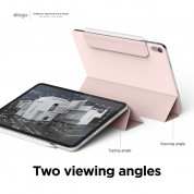 Elago Smart Folio Clasp Case - магнитен полиуретанов кейс с поставка за iPad Air 5 (2022), iPad Air 4 (2020), iPad Pro 11 (2018) (черен) 5