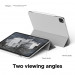Elago Smart Folio Case - магнитен полиуретанов кейс с поставка за iPad Pro 11 M1 (2021), iPad Pro 11 (2020) (черен) 7