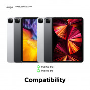 Elago Smart Folio Case - магнитен полиуретанов кейс с поставка за iPad Pro 11 M1 (2021), iPad Pro 11 (2020) (черен) 3