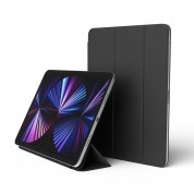 Elago Smart Folio Case - магнитен полиуретанов кейс с поставка за iPad Pro 11 M1 (2021), iPad Pro 11 (2020) (черен)