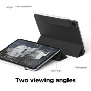 Elago Smart Folio Clasp Case - магнитен полиуретанов кейс с поставка за iPad Pro 11 M1 (2021), iPad Pro 11 (2020) (черен) 6