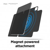Elago Smart Folio Clasp Case - магнитен полиуретанов кейс с поставка за iPad Pro 11 M1 (2021), iPad Pro 11 (2020) (черен) 4