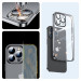 Joyroom Metallic Frame Back (JR-14Q2-black) - силиконов (TPU) калъф със защита на камерите за iPhone 14 Pro (черен) 7