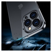 Joyroom Metallic Frame Back (JR-14Q2-black) - силиконов (TPU) калъф със защита на камерите за iPhone 14 Pro (черен) 8