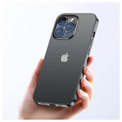 Joyroom Metallic Frame Back (JR-14Q4-black) - силиконов (TPU) калъф със защита на камерите за iPhone 14 Pro Max (черен) 5