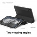 Elago Smart Folio Clasp Case - магнитен полиуретанов кейс с поставка за iPad Pro 12.9 M1 (2021), iPad Pro 12.9 (2020) (черен) 7
