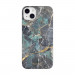 Mageasy Marble Case - дизайнерски хибриден удароустойчив кейс за iPhone 14 Plus (син)  1