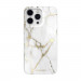 Mageasy Marble Case - дизайнерски хибриден удароустойчив кейс за iPhone 14 Pro Max (бял)  1