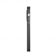 Mageasy Marble Case - дизайнерски хибриден удароустойчив кейс за iPhone 14 Pro Max (черен)  4