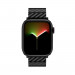 Mageasy Carbon Fiber Watch Band - карбонова каишка за Apple Watch 38мм, 40мм, 41мм (черен) 3