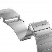 Mageasy Maestro Stainless Steel Band - стоманена, неръждаема каишка за Apple Watch 38мм, 40мм, 41мм (сребрист) 5